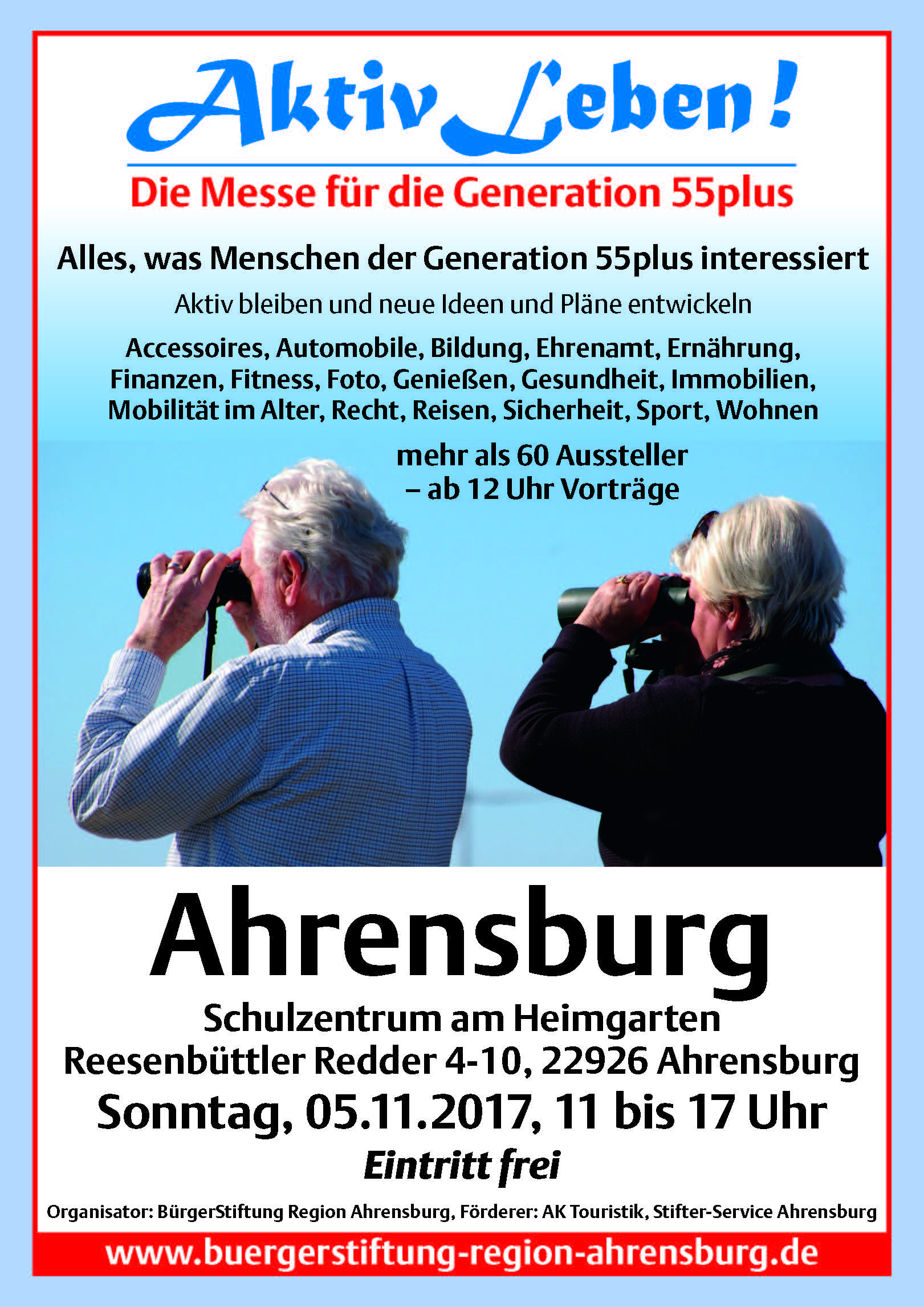 Aktiv Leben! - Die Messe für die Generation 55plus Aktiv Leben! - Die Messe für die Generation 55plus